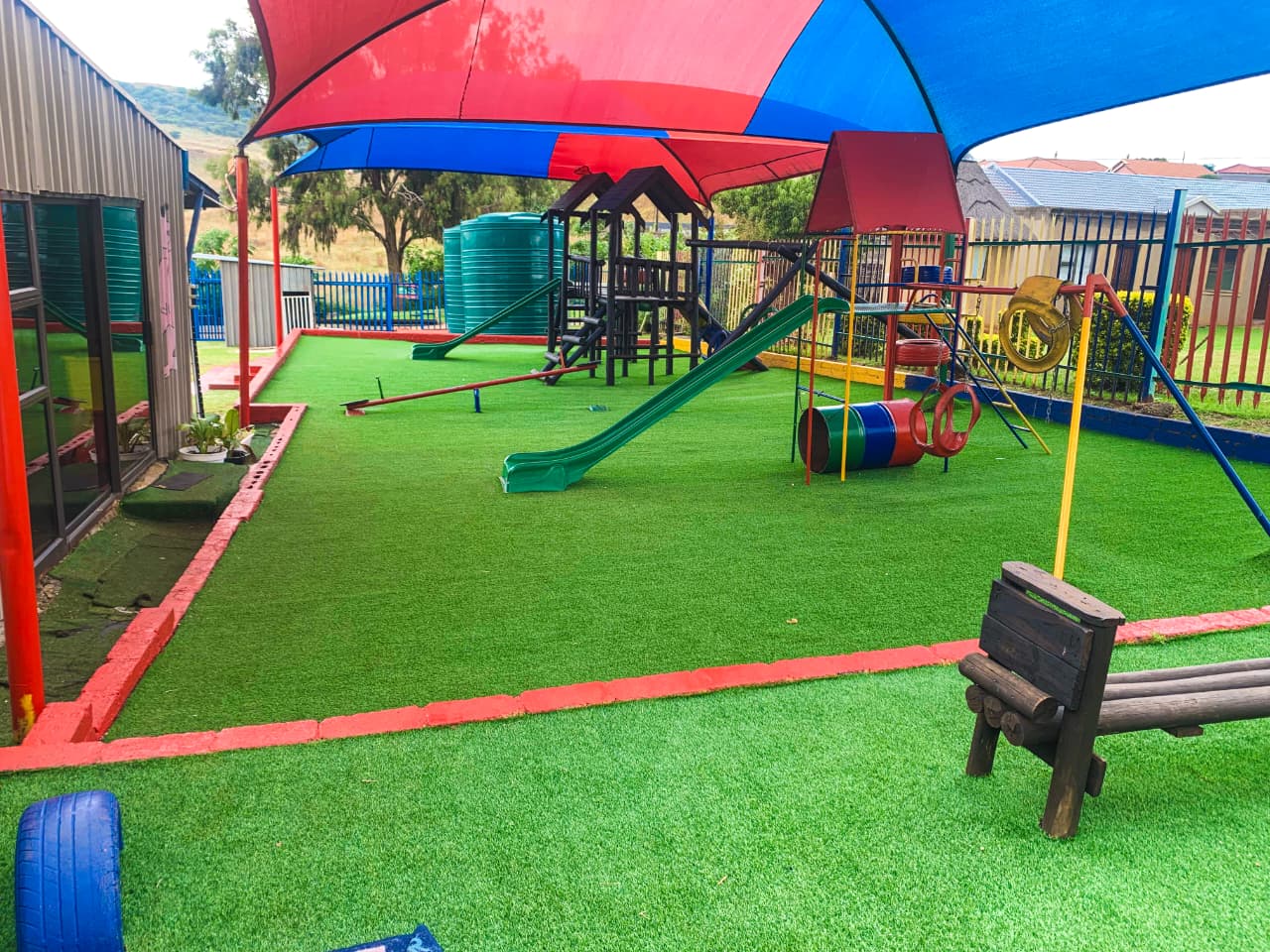Secure indoor learning space for children